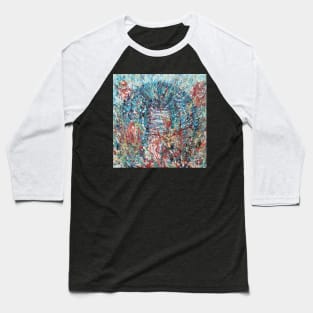 COBRA in the FLOWERS - oil painting Baseball T-Shirt